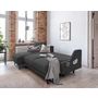 Voir la diapositive 2 : BEST MOBILIER Royal - canapé d'angle gauche - 4 places - convertible avec coffre - en velours