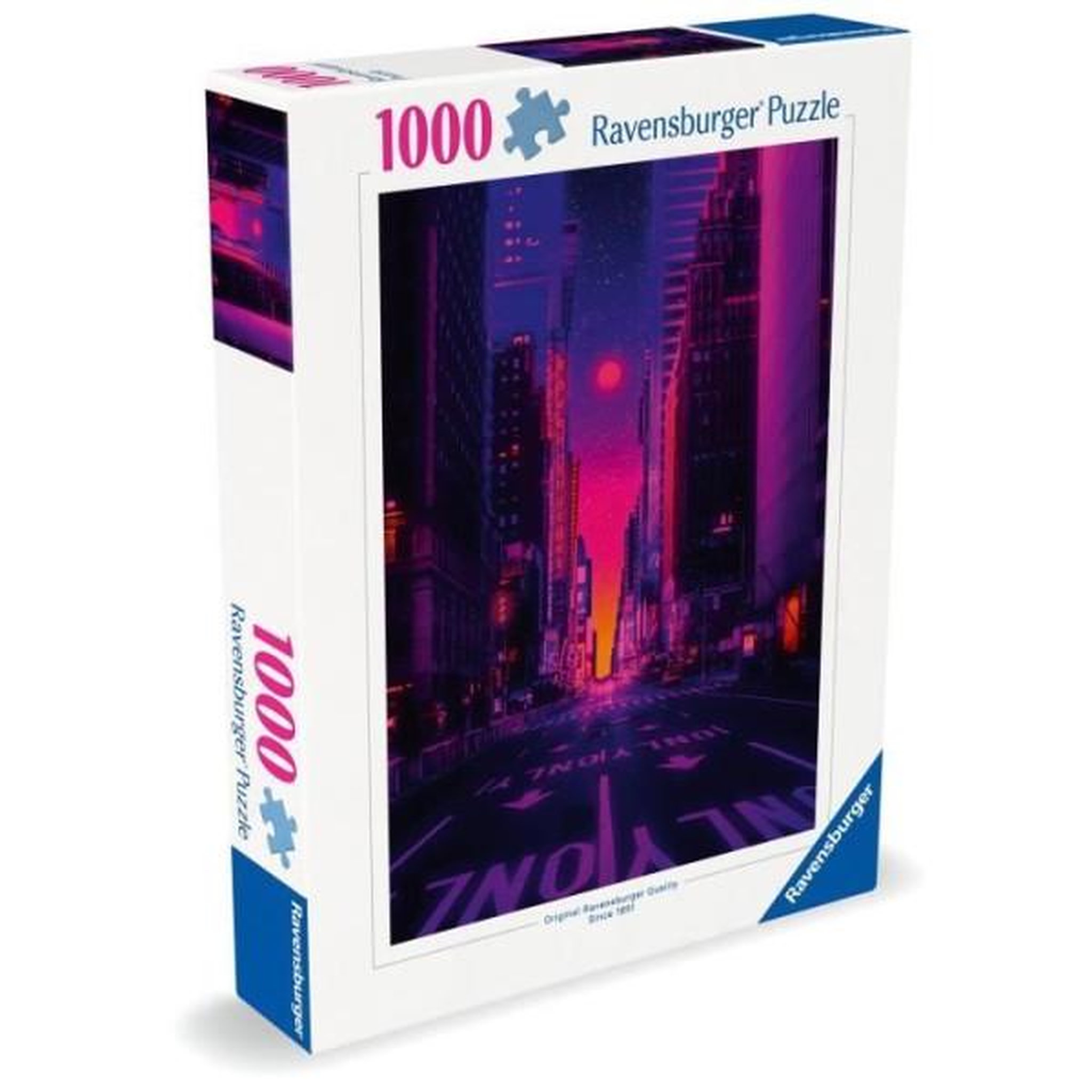 Voir la diapositive 2 : RAVENSBURGER Puzzle 1000 pieces : les néons de new york