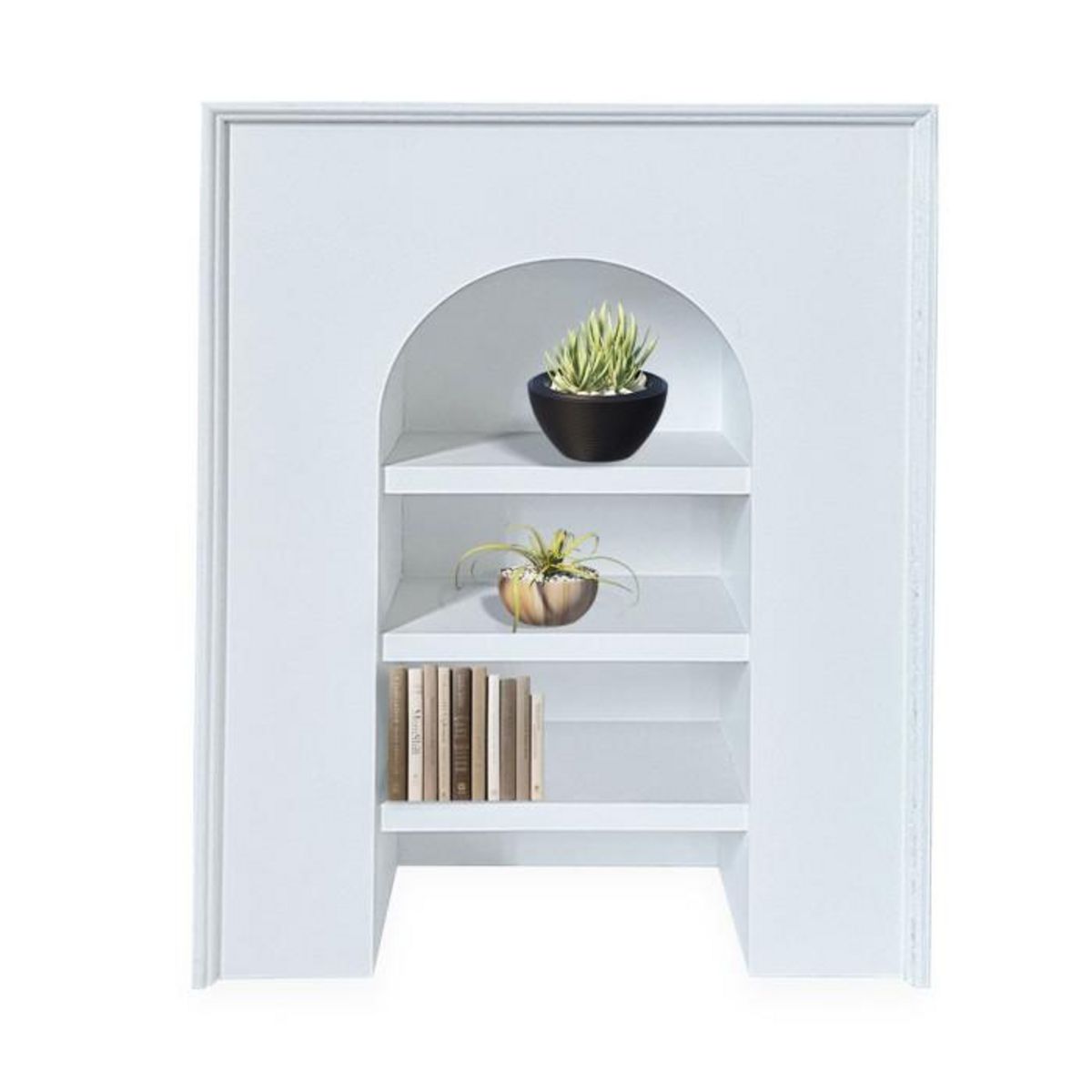 Paris Prix Étagère 3 Niveaux Arche  Adrienne  80cm Blanc