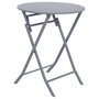 Voir la diapositive 1 : HESPERIDE Table de jardin pliante ronde Greensboro - 2 Places