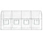 Voir la diapositive 4 : VIDAXL Serre Transparent 160x400x190 cm PVC et acier enduit de poudre