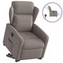 Voir la diapositive 1 : VIDAXL Fauteuil inclinable electrique taupe tissu