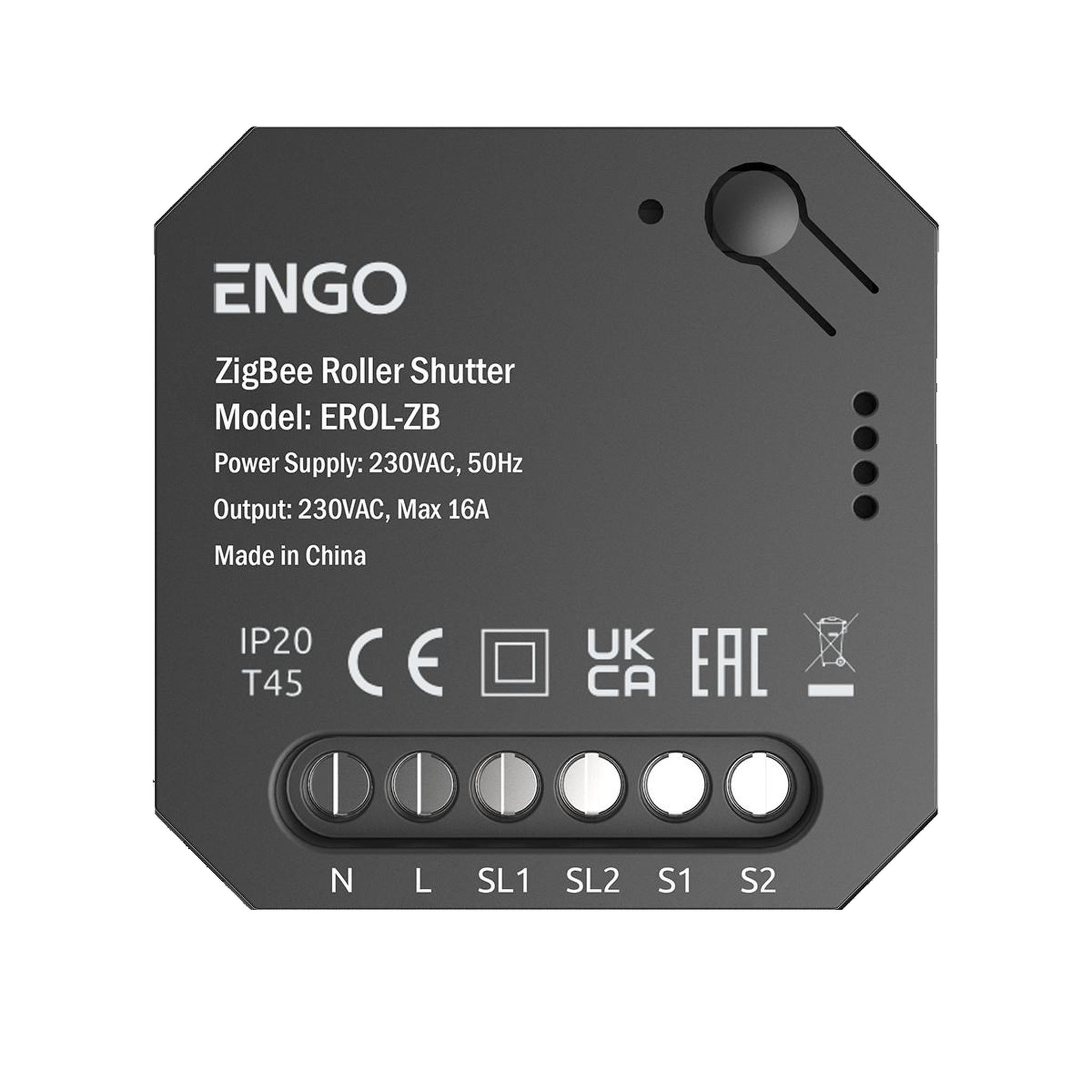 Sanitas Contrôleur de volet roulant Sanitas erol-zb ZigBee 16A