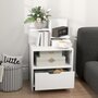 Voir la diapositive 4 : VINSETTO Fauteuil de bureau direction hauteur réglable dossier inclinable repose-pied intégré revêtement synthétique gris