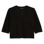 Voir la diapositive 3 : IN EXTENSO Gilet court manches 3/4 noir femme