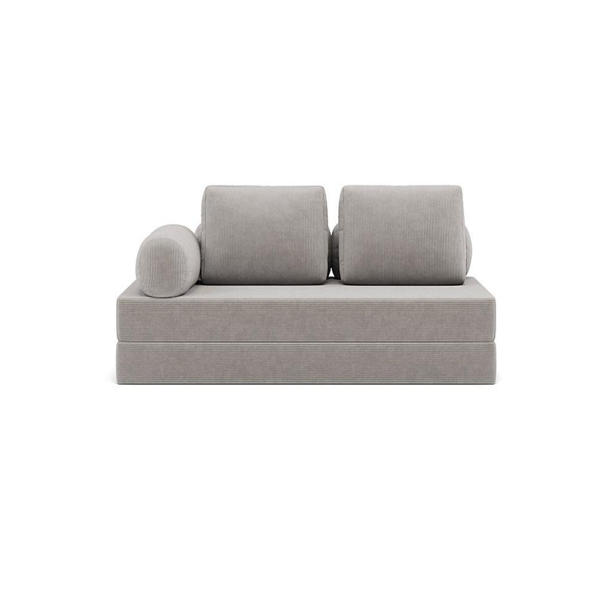 LISA DESIGN Lonny - canapé 3 places convertible en velours côtelé