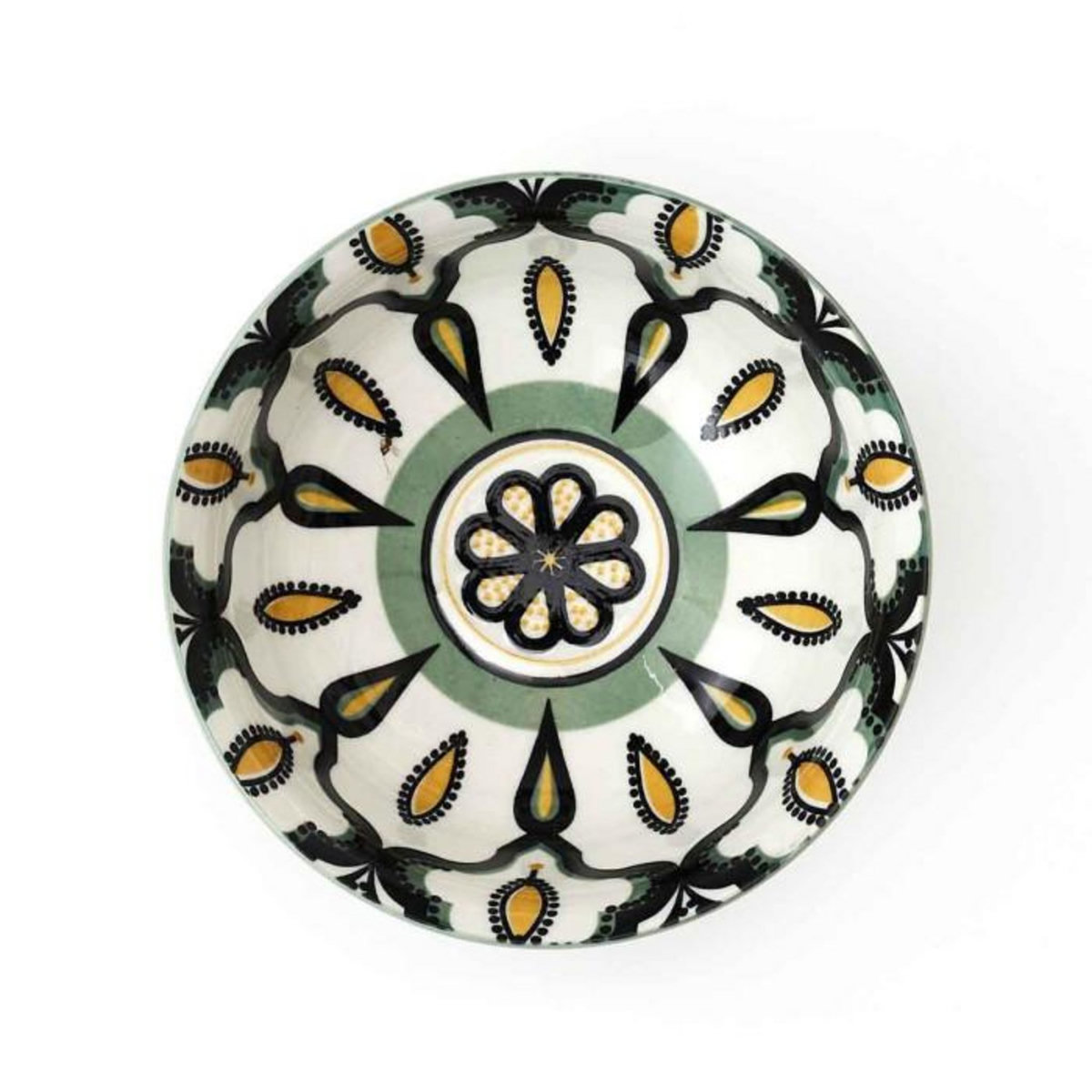 Paris Prix Coupelle en Céramique  Mandala  22cl Vert