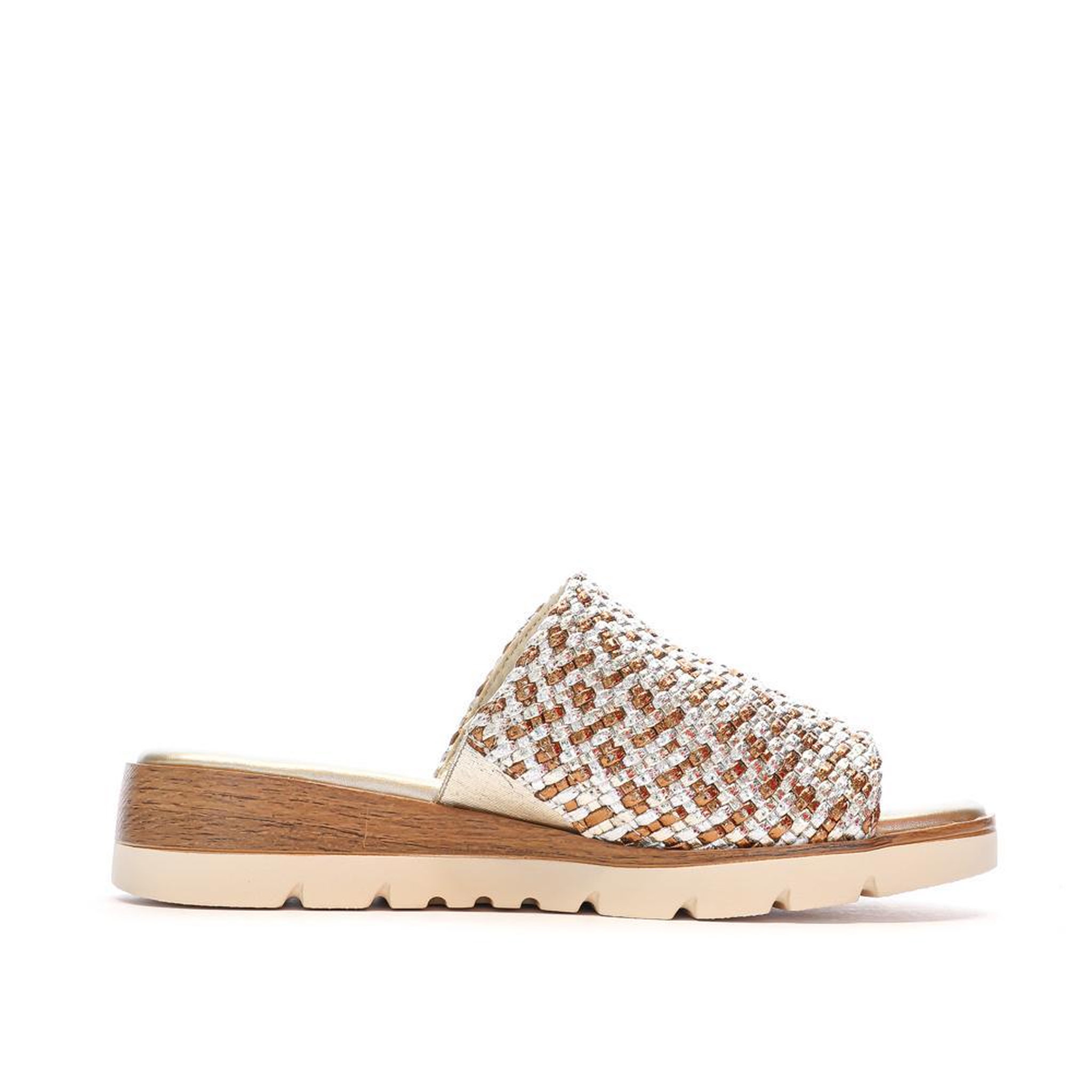 Voir la diapositive 2 : XTI Claquettes Camel/Marron Femme XTI 143881