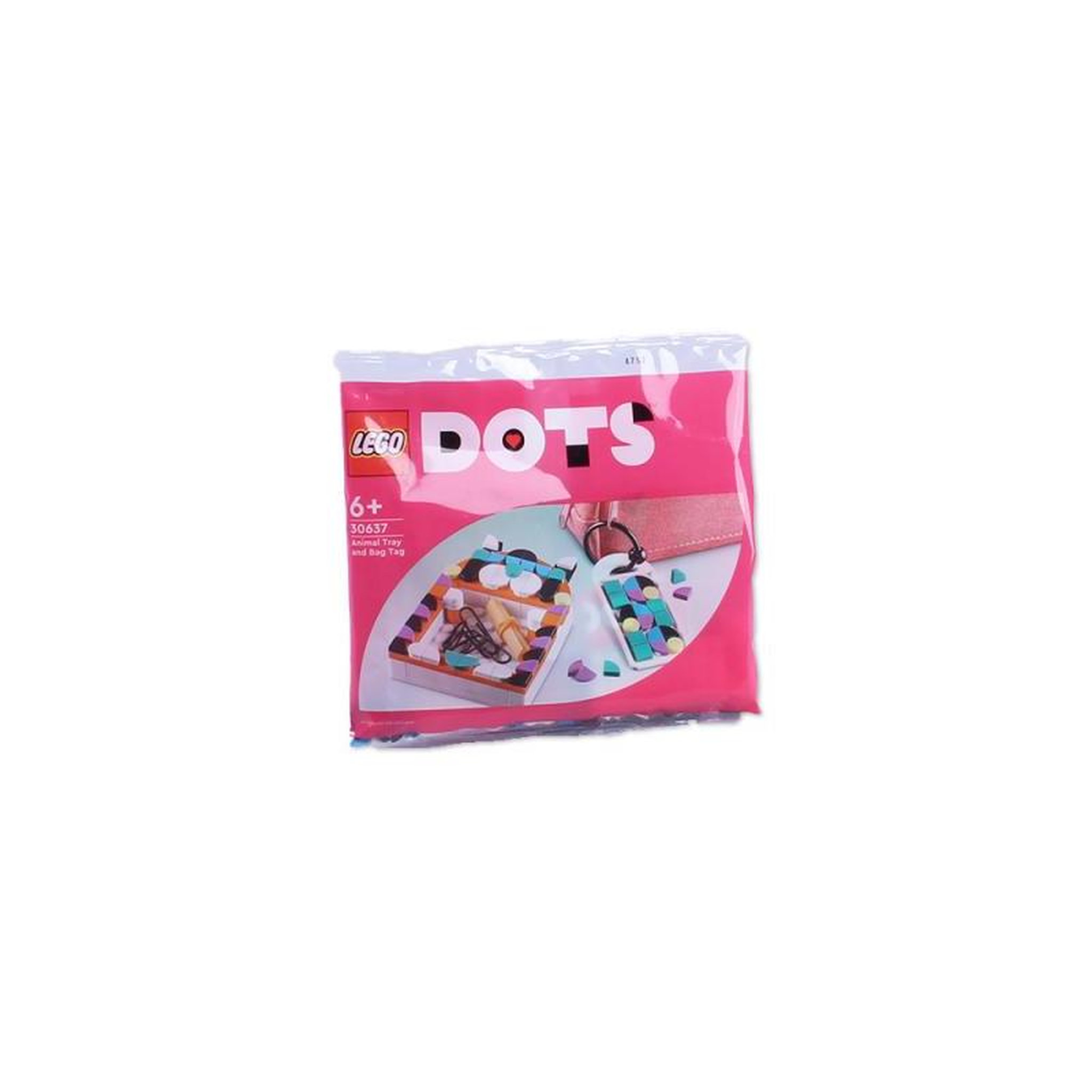 LEGO LEGO Dots Polybag-Tier-Ablageschale PolybagTierAblageschale & Taschenanhänger(30637)
