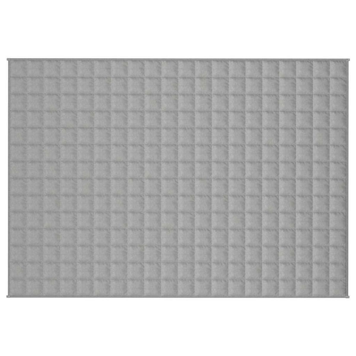 VIDAXL Couverture lestee Gris 140x200 cm 6 kg Tissu