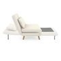 Voir la diapositive 6 : ID MARKET Fauteuil convertible ROMEO lit d'appoint 1 place 80x190 cm bouclette blanc