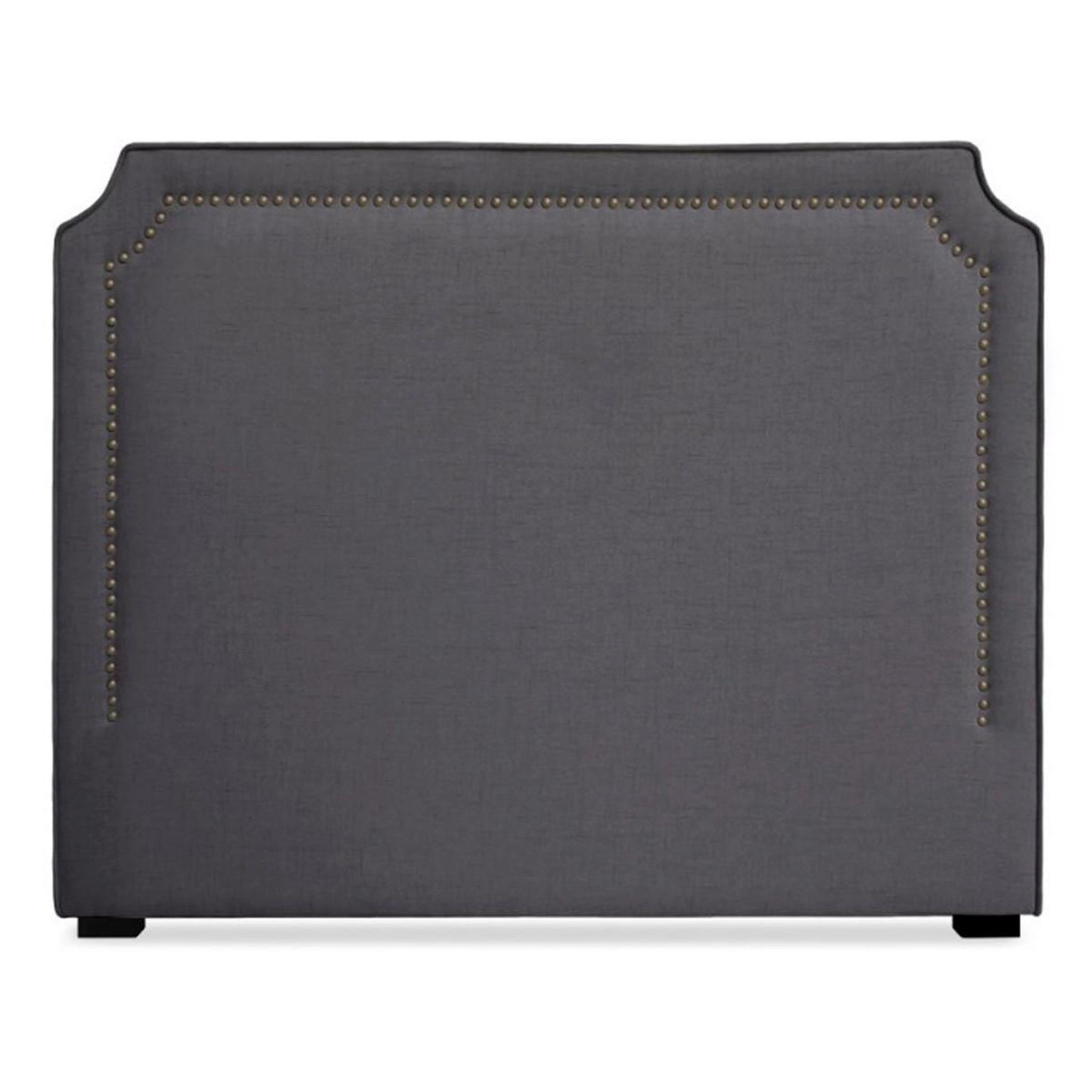 Paris Prix Tête de lit  design en tissu  selena  140cm gris