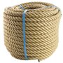 Voir la diapositive 1 : Corderies tournonaises Corde beige polypropylène  50m, Ø18mm