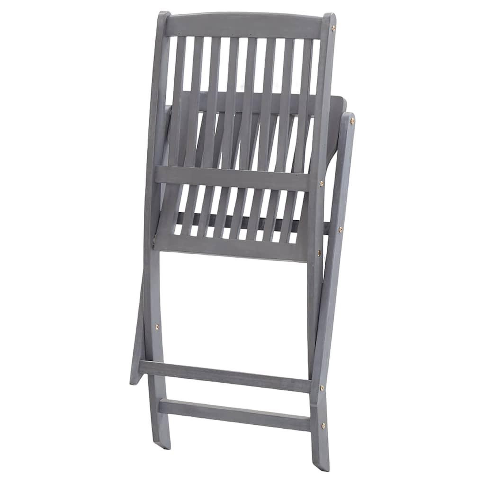 Voir la diapositive 4 : VIDAXL Chaises pliables d'exterieur lot de 8 et coussins Bois d'acacia