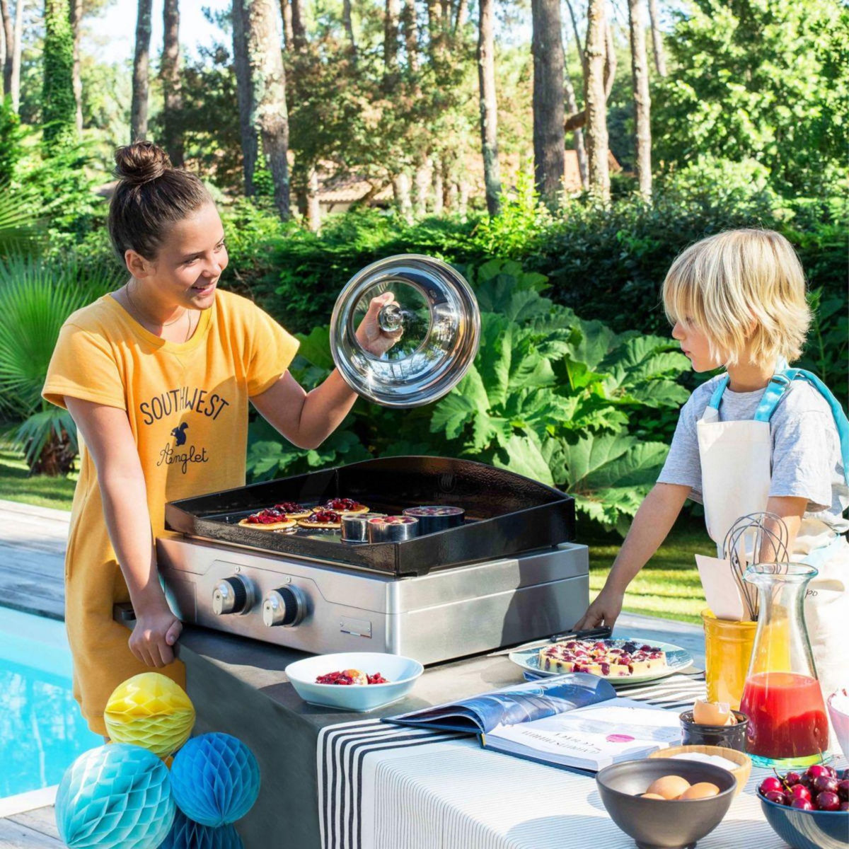 Le marquier Cloche pour plancha CUISSON VITREE INOX