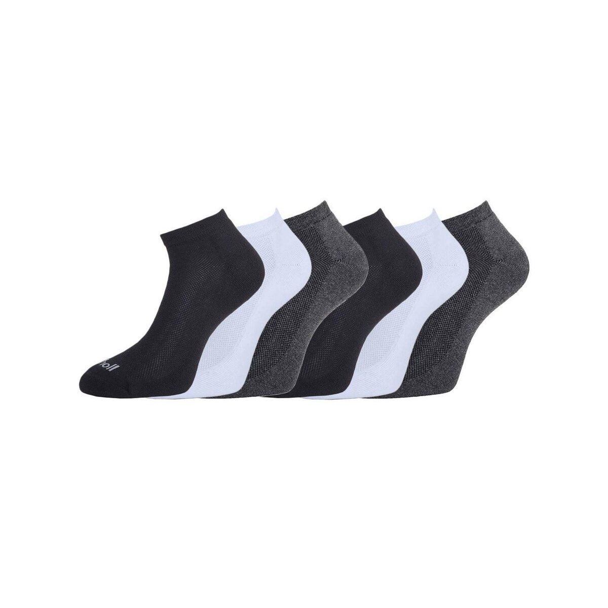 SCHOLL Lot de 6 Paires de Chaussettes Lowcuts homme semelle