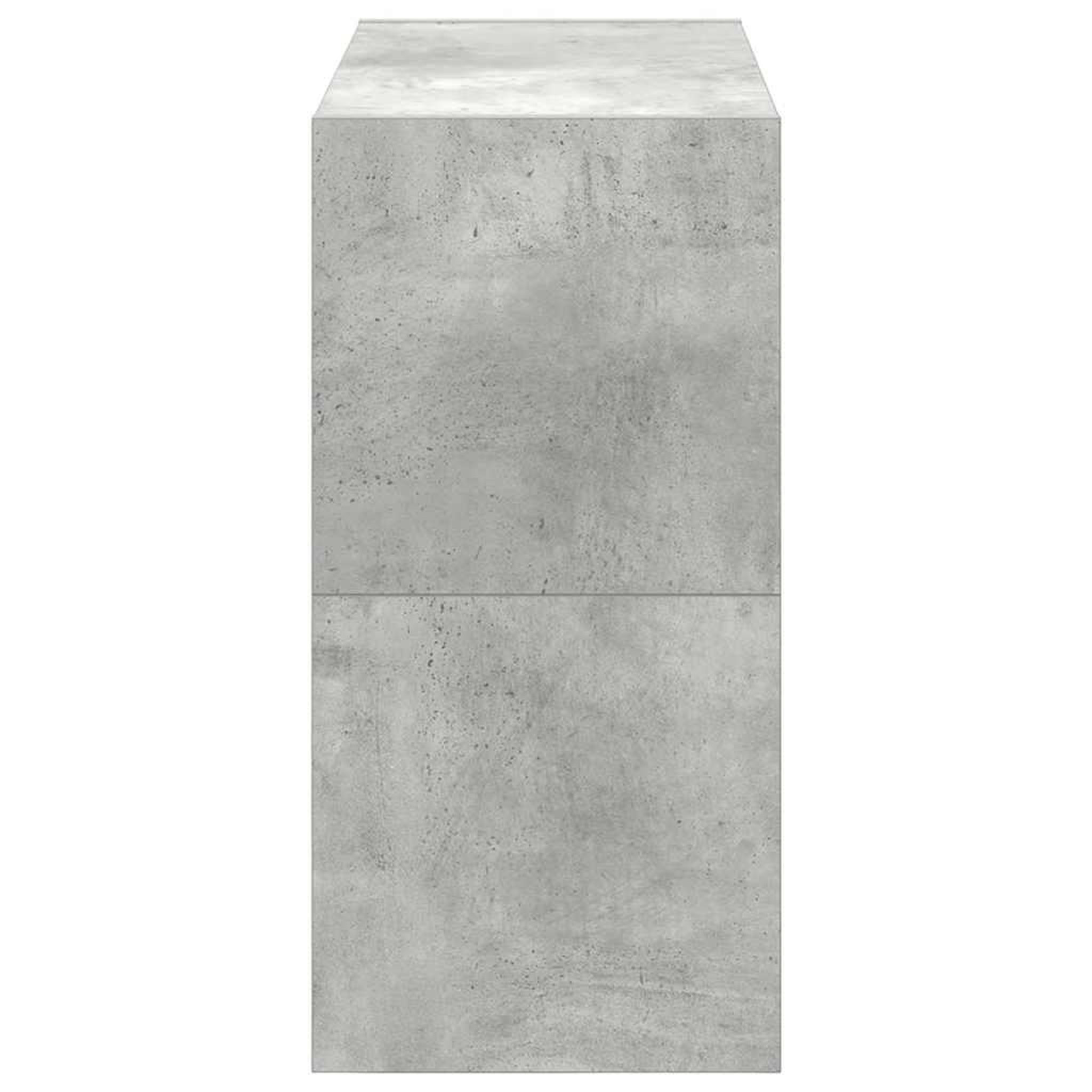 Voir la diapositive 5 : VIDAXL Etageres a chaussures 2 pcs empilable gris beton 60x30x30,5 cm