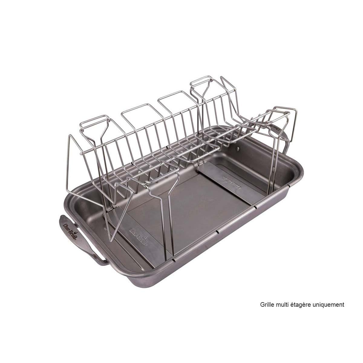 CHAR-BROIL Grille multi-étagère en inox Grill+® - Char-Broil
