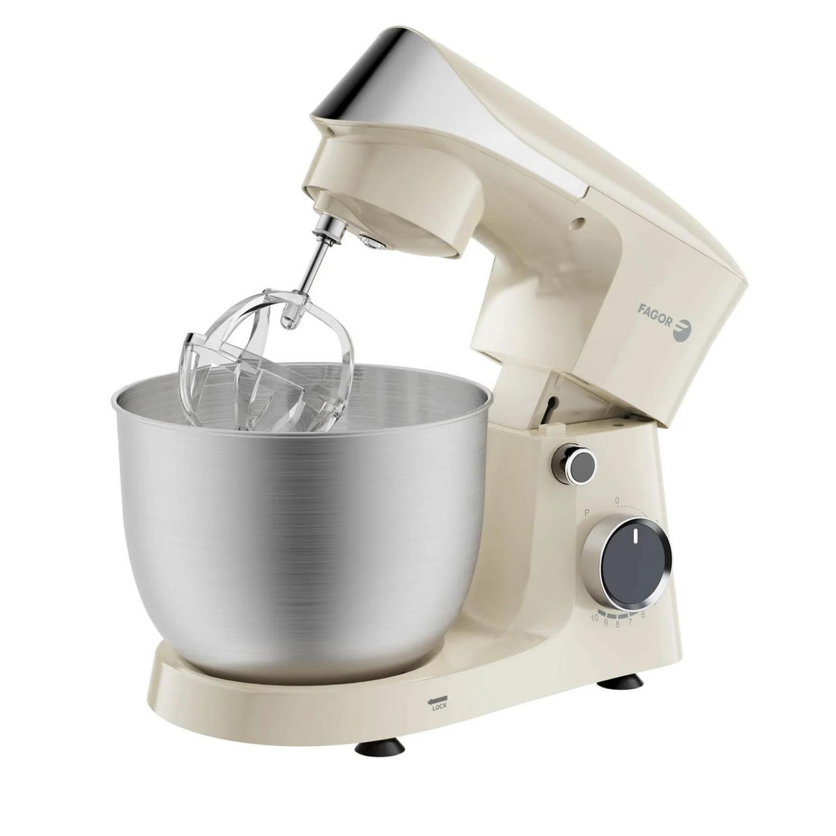 Fagor Robot sur socle 4l 1500w crème + bol de 3l - Fg5286-1