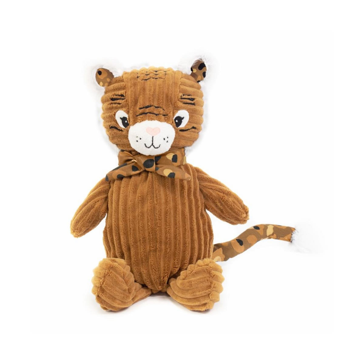 LES DEGLINGOS Grand Simply Speculos le Tigre - Peluche Doudou pour Bébé