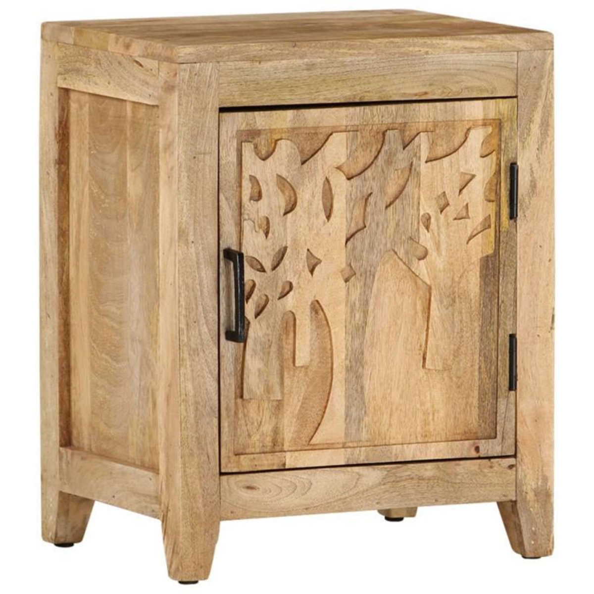 VIDAXL Table de chevet 40x30x50 cm Bois de manguier massif