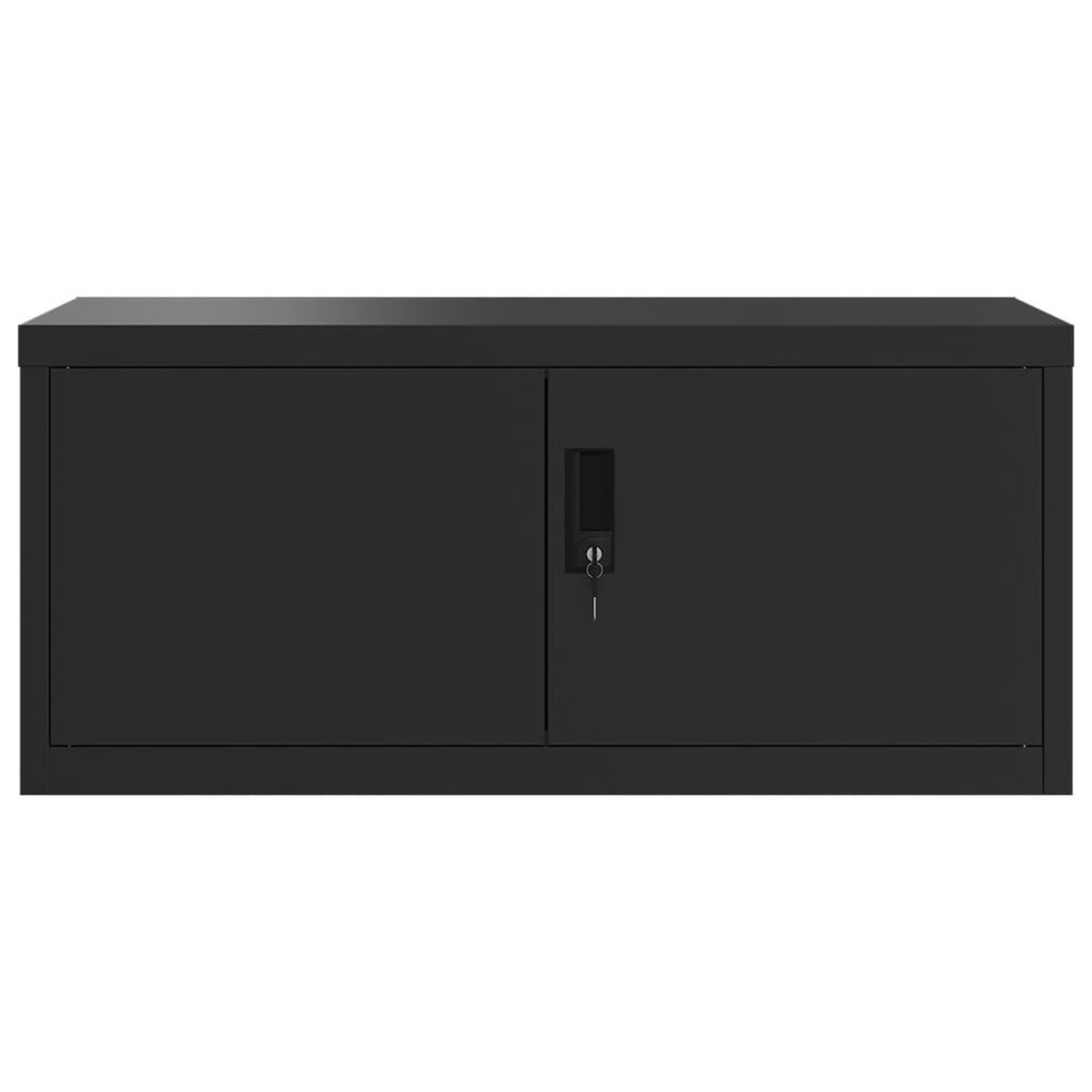 Voir la diapositive 4 : VIDAXL Classeur noir 90x40x130 cm acier