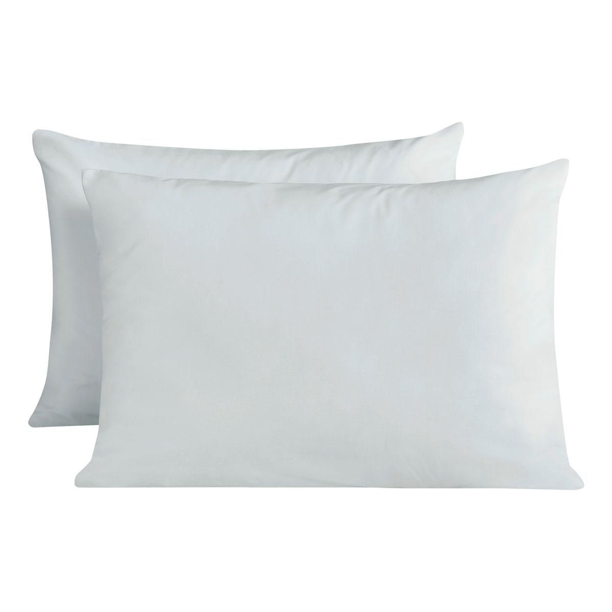 DODO Lot de 2 taies d'oreiller Coton BIO Vert d'eau