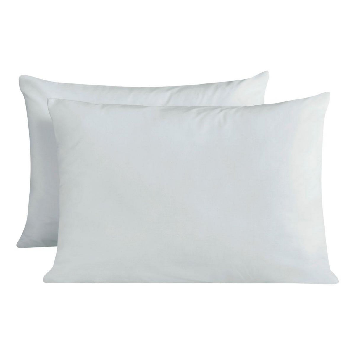 DODO Lot de 2 taies d'oreiller Coton BIO Vert d'eau