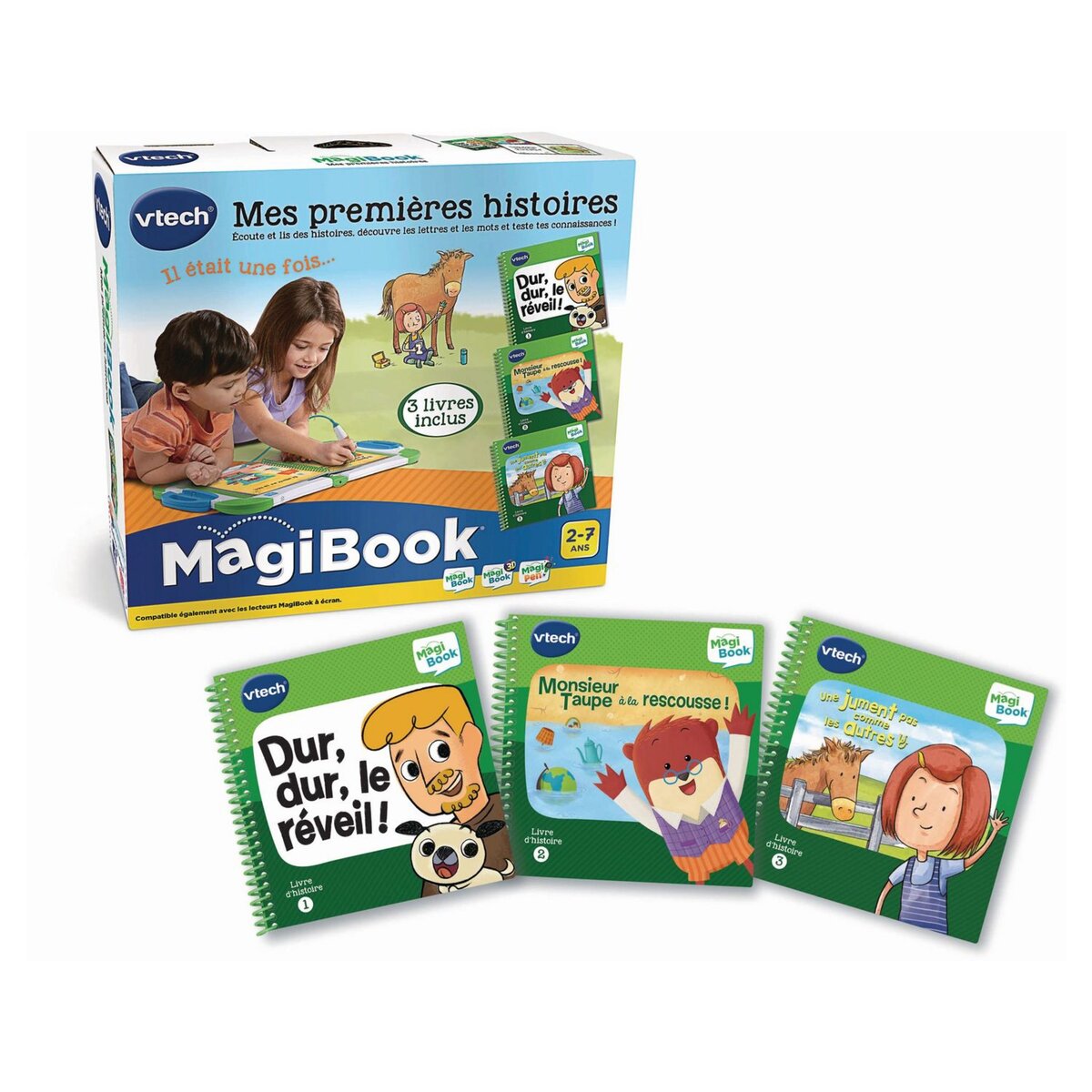 VTech - livres éducatifs interactis - MagiBook Starter Pack Rose