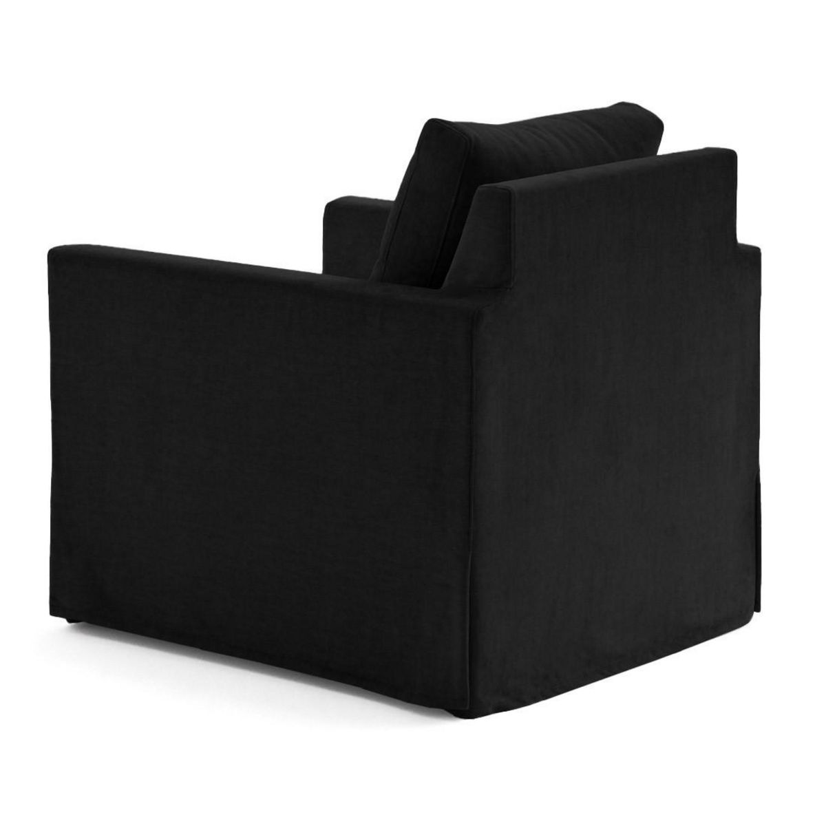 LISA DESIGN Serena - fauteuil déhoussable en velours