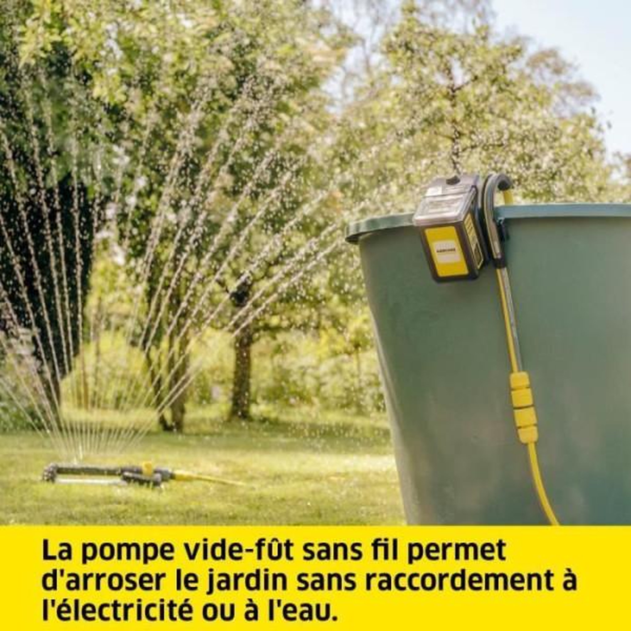 Voir la diapositive 4 : KÃ¤rcher Pompe vide-futs sur batterie KARCHER BP 2.000-18 Livre sans batterie ni chargeur