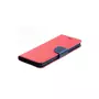 amahousse Housse iPhone XS Max folio rouge languette aimantée