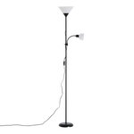 Paris Prix Lampadaire 2 Spots  Bagasi  178cm Noir