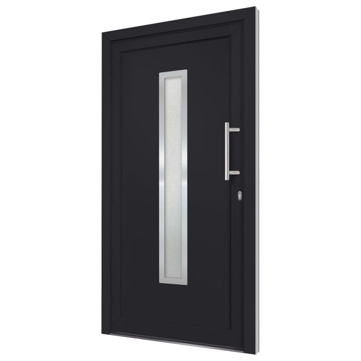 VIDAXL Porte d'entree Anthracite 108x208 cm