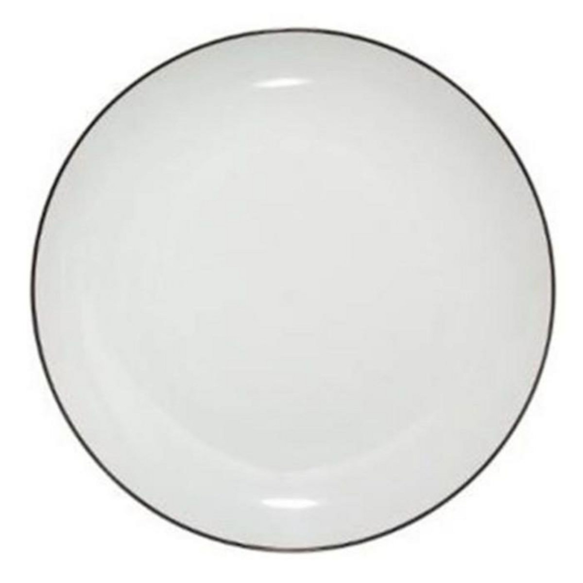 SECRET DE GOURMET Lot de 6 Assiettes à Dessert  Tribecart  20cm Blanc