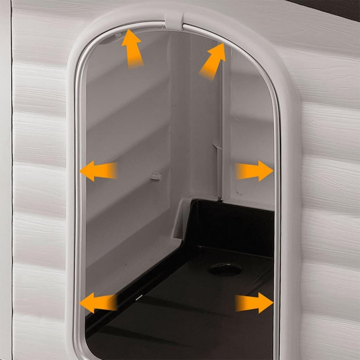 Ferplast Ferplast Niche pour chiens Villa 90 Gris 88 x 72 x 65 cm 87255099