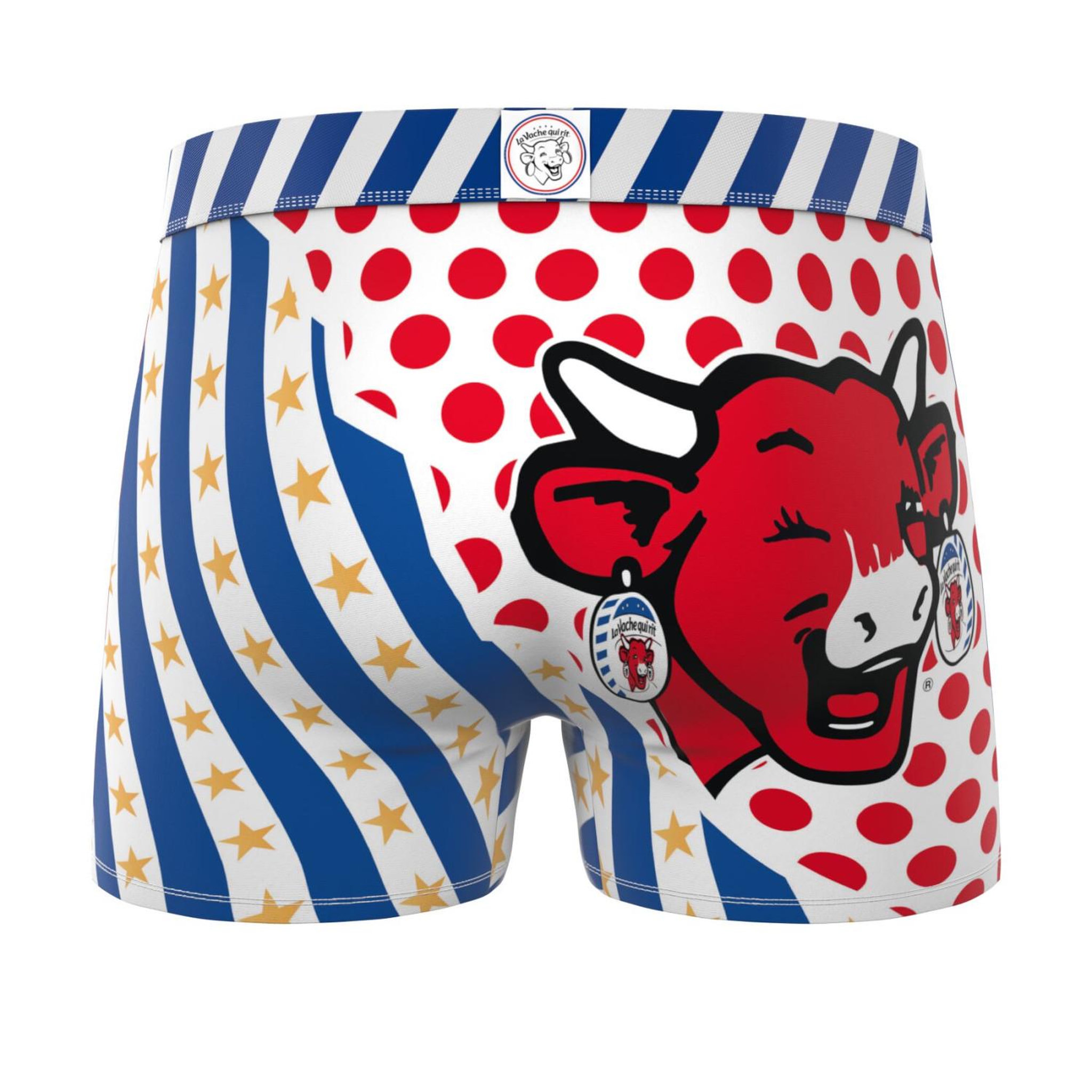 Voir la diapositive 6 : FREEGUN Lot de 3 boxers homme la Vache qui Rit