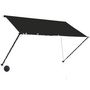 Voir la diapositive 3 : VIDAXL Auvent retractable avec LED 250x150 cm Anthracite