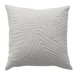 Paris Prix Coussin Déco Effet Gaufré  Karabane  40x40cm Écru