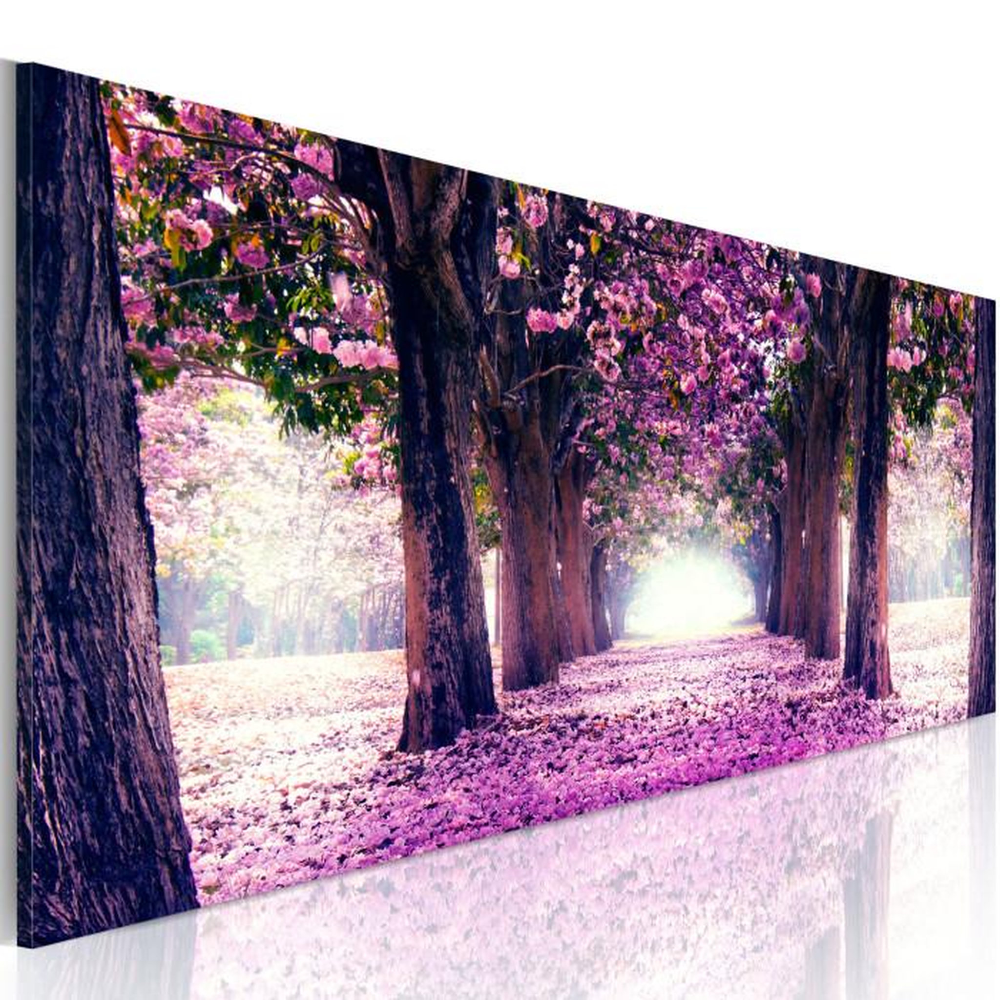 Paris Prix Tableau Imprimé  Automne Calme en Violet. Coloris disponibles : Multicolore