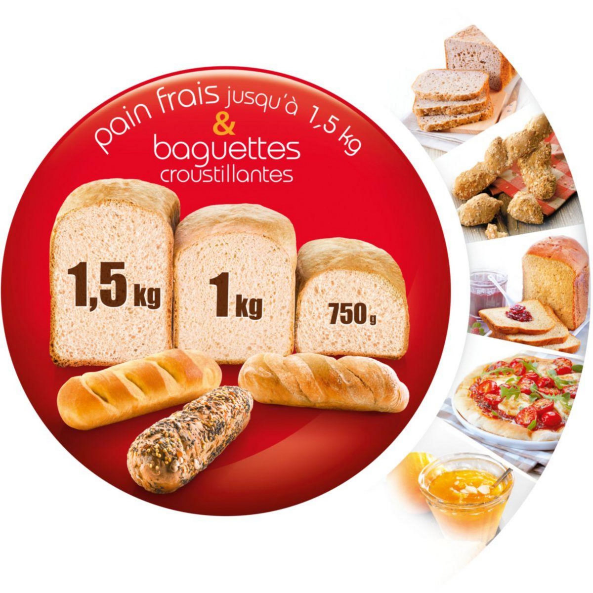 MOULINEX Machine à pain pains du monde OW611810