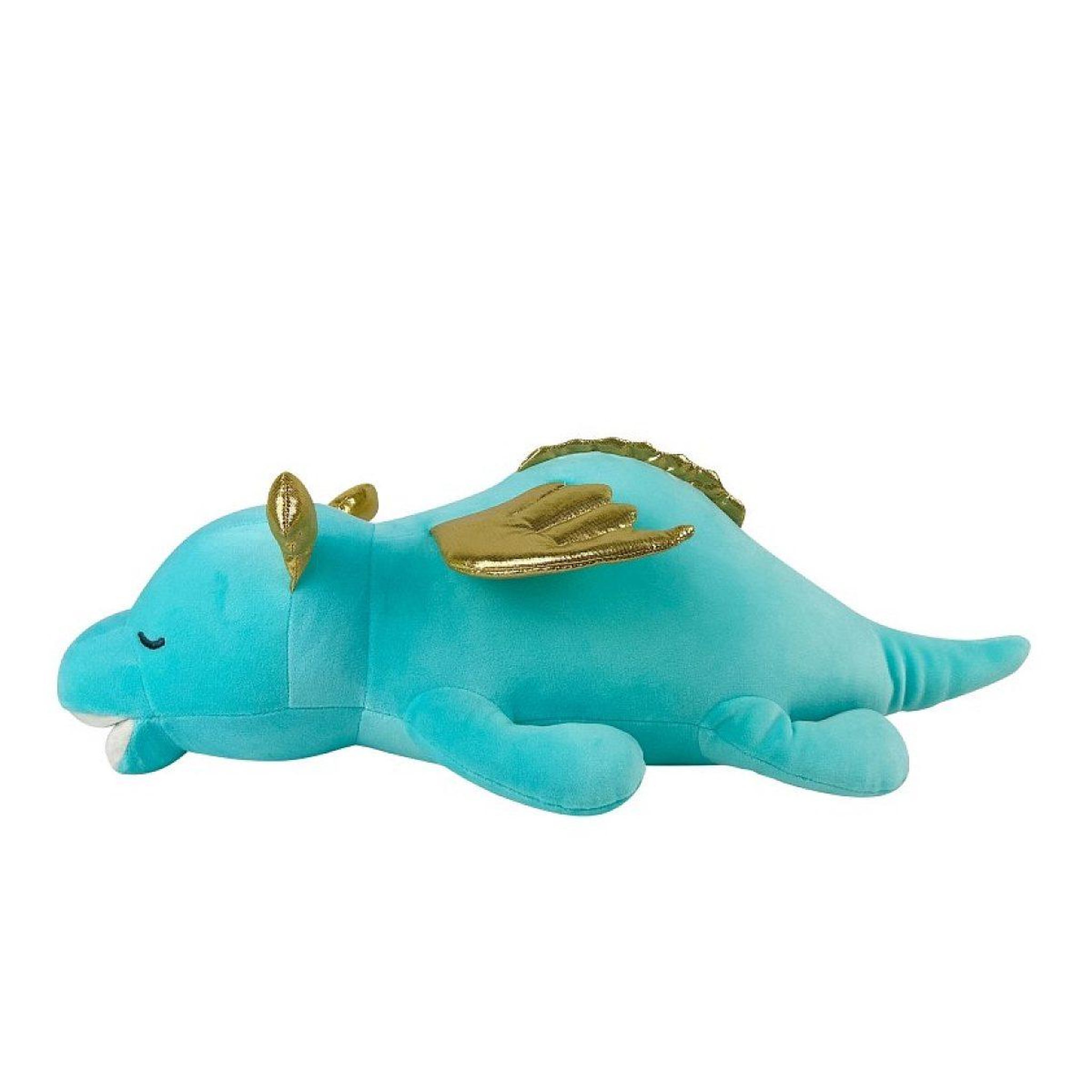 Voir la diapositive 2 : NEMU NEMU Peluche  - dragold le dragon doré - taille l - 56 cm