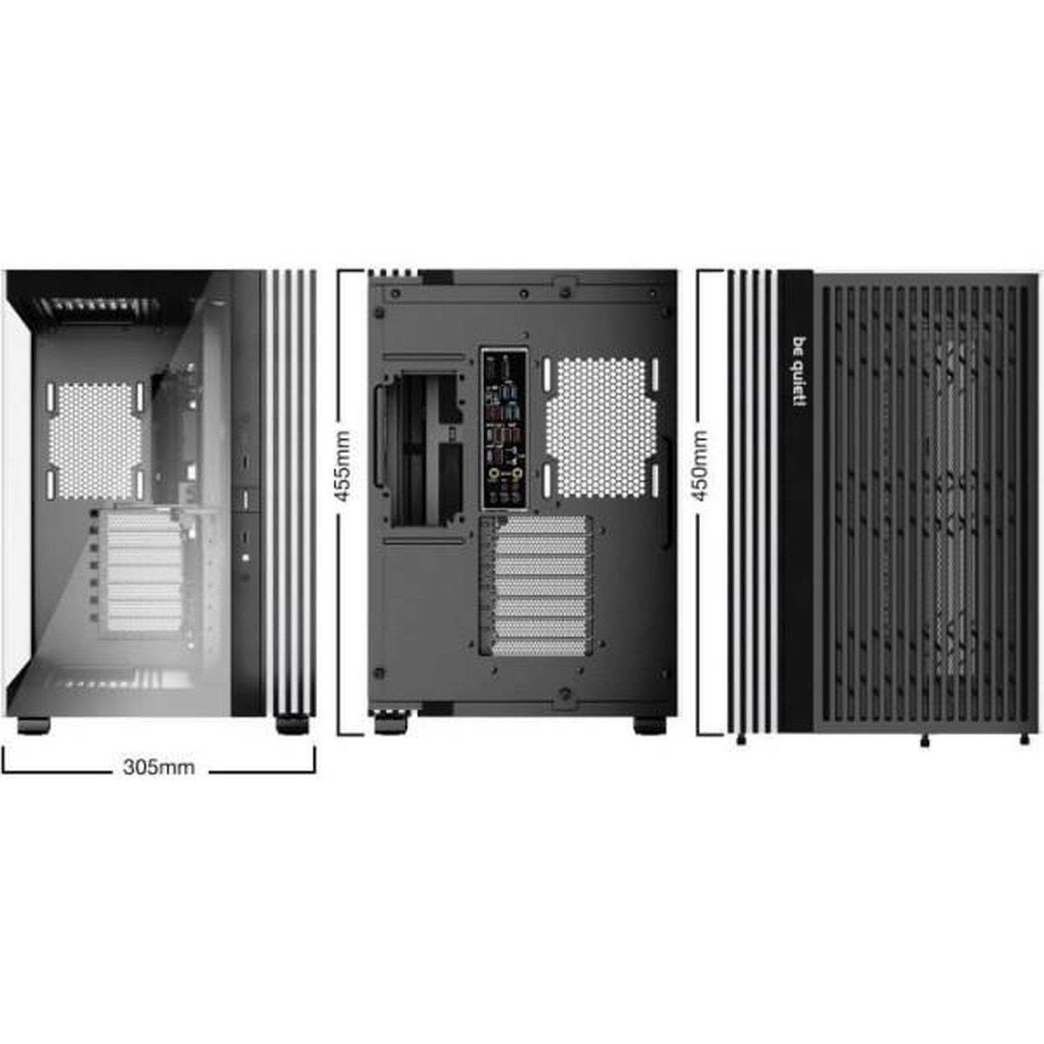 Voir la diapositive 2 : BE QUIET Boîtier pc - be quiet! - light base 600 dx - silencieux - design élégant - atx compatible