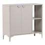 Voir la diapositive 1 : Paris Prix Buffet Design 2 Portes  Piring  110cm Beige