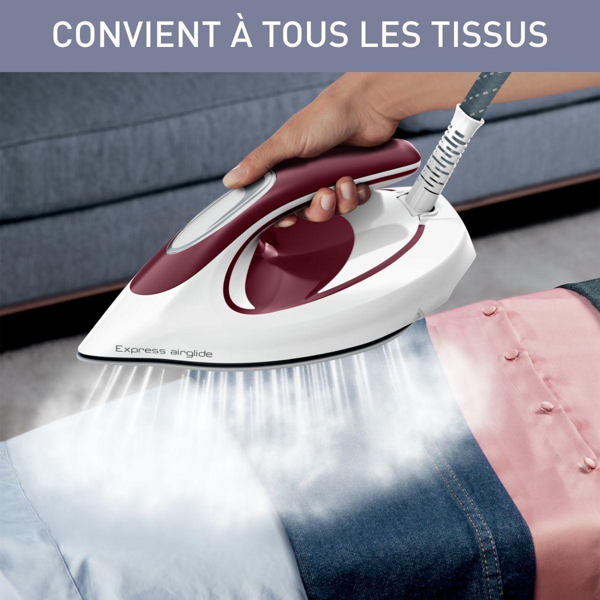 Voir la diapositive 4 : CALOR Centrale vapeur SV8026C0 Express Airglide