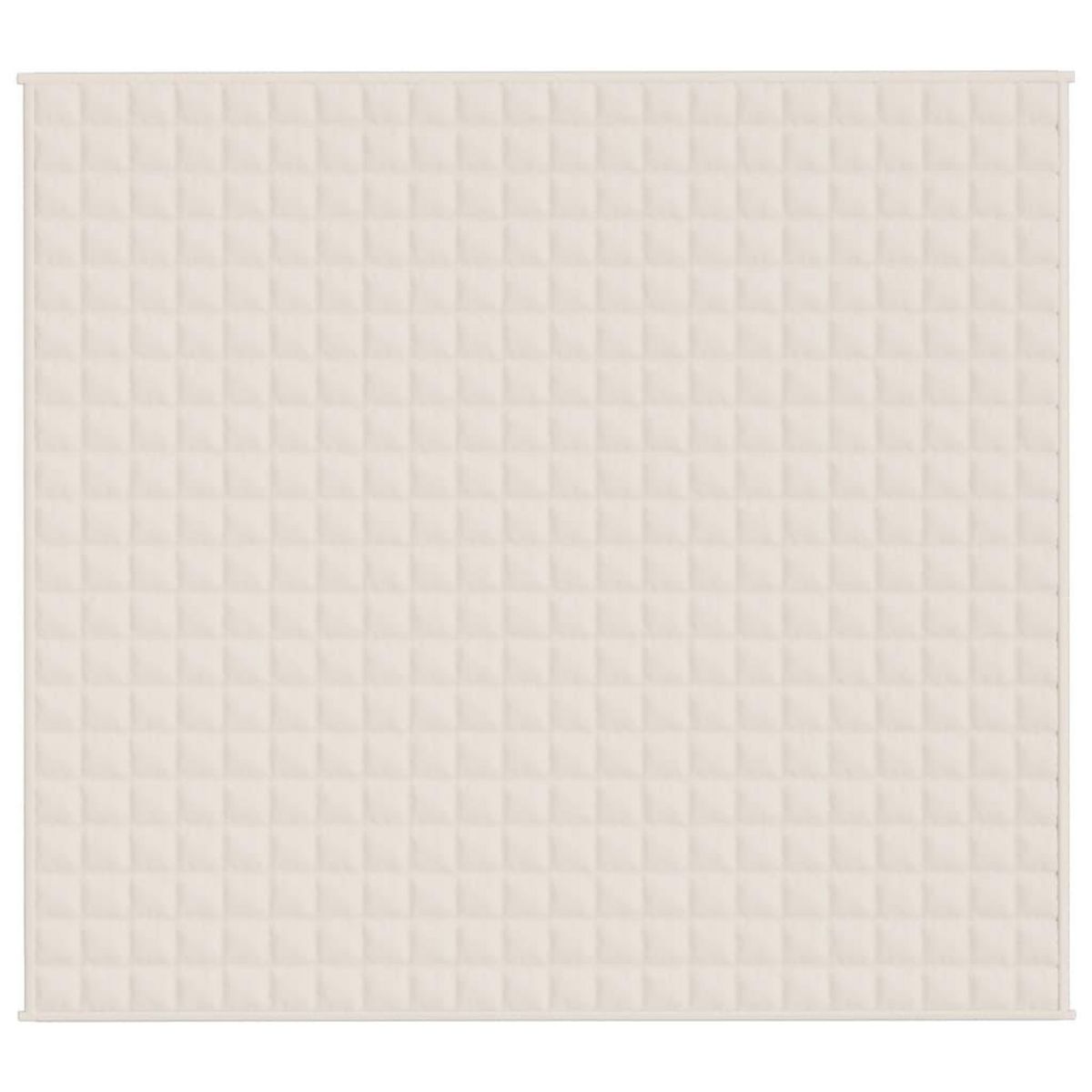 VIDAXL Couverture lestee Creme clair 200x230 cm 9 kg Tissu