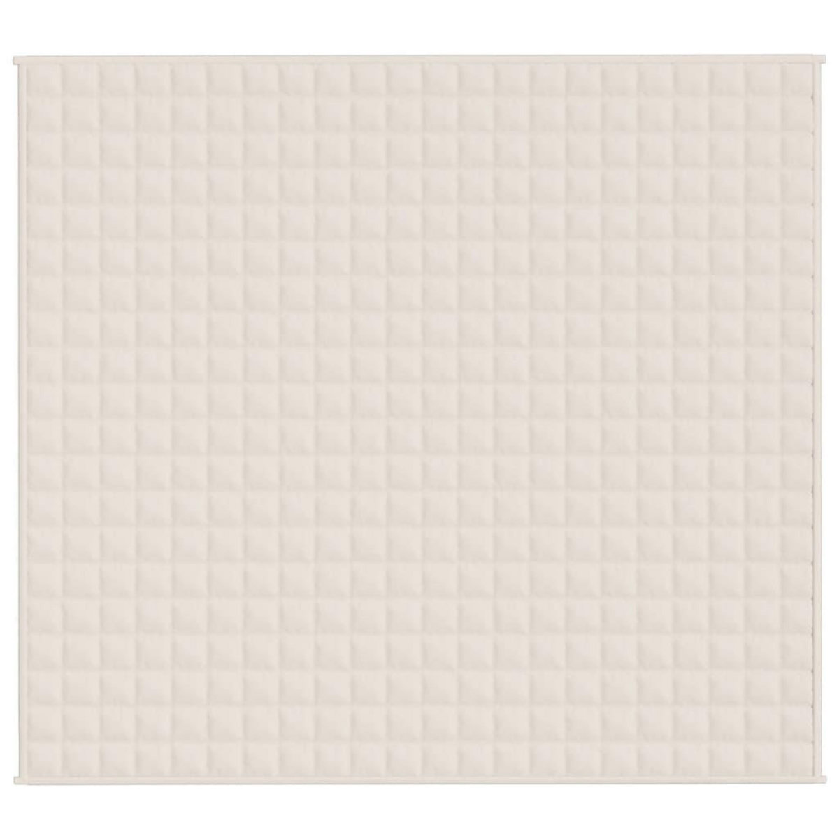 VIDAXL Couverture lestee Creme clair 200x230 cm 9 kg Tissu