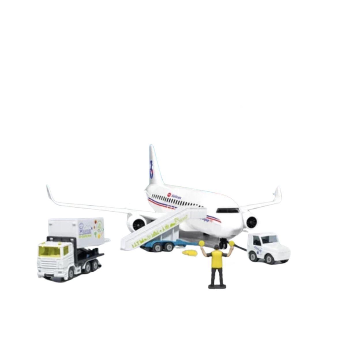 Siku Avion de ligne avec accessoires - Modele France