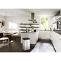 Voir la diapositive 5 : HAILO Poubelle grand volume 40L Big-Box Swing Inox