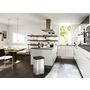 Voir la diapositive 5 : HAILO Poubelle grand volume 40L Big-Box Swing Inox
